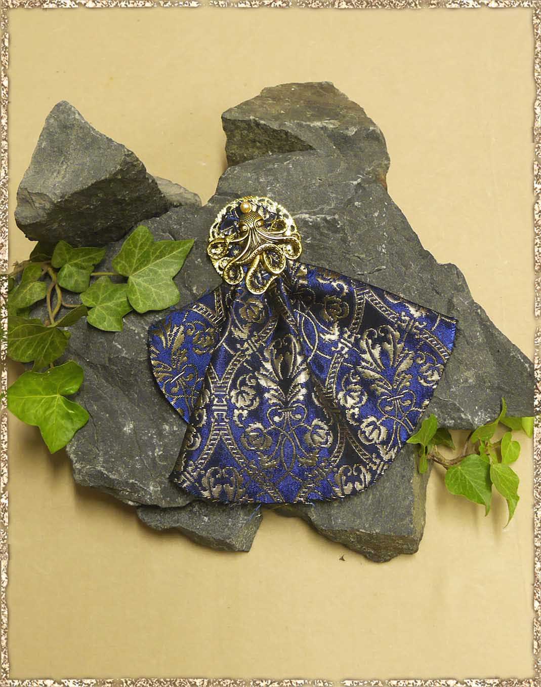 Jabot blau gold